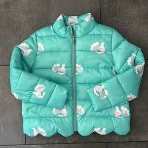 Jacadi girls puffer coat